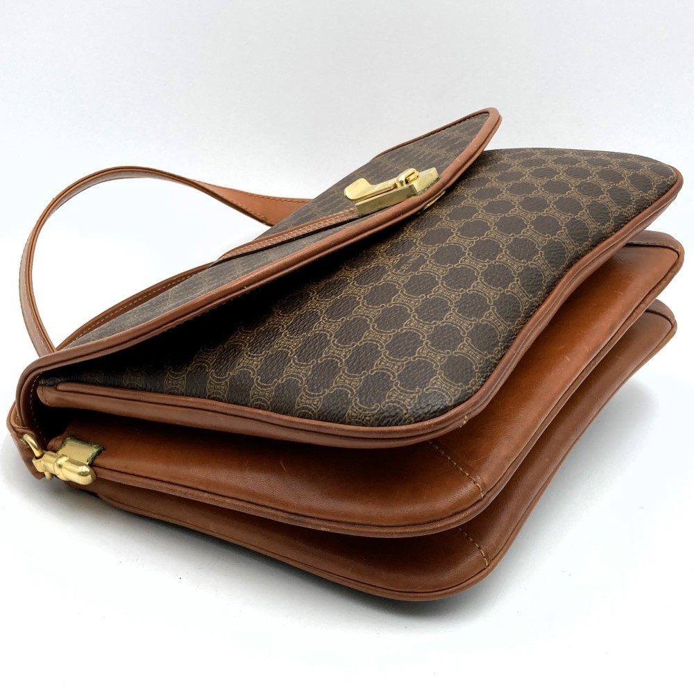 Celine Pattern Brown Bag Macadam - image 5
